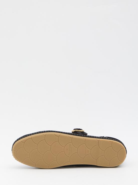 25FW 발렌티노 가라바니 플랫 슈즈 7W2S0MQ8BNU 0NO BLACK - VALENTINO GARAVANI