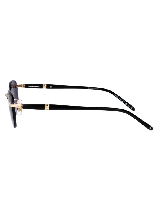 25FW 몽블랑 선글라스 MB0412S 006 GOLD BLACK BLUE - MONTBLANC