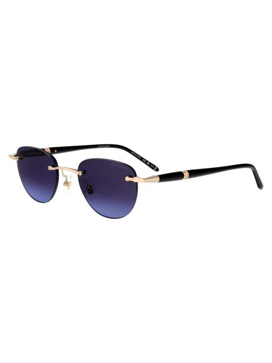 25FW 몽블랑 선글라스 MB0412S 006 GOLD BLACK BLUE - MONTBLANC