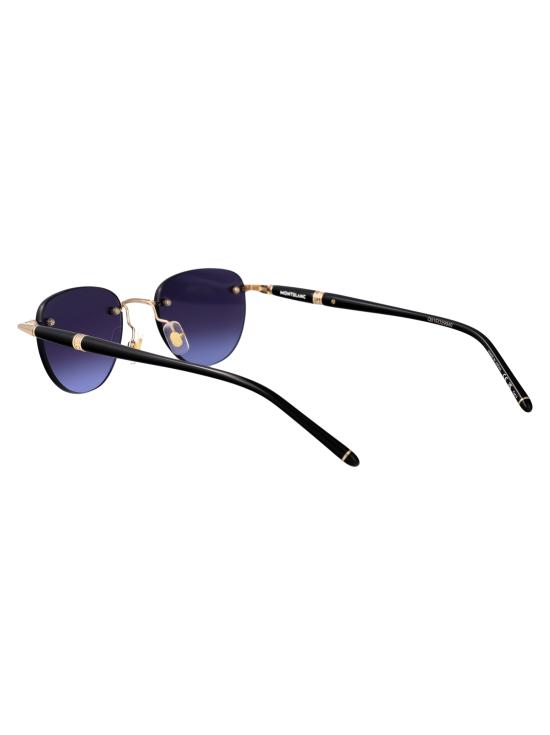 25FW 몽블랑 선글라스 MB0412S 006 GOLD BLACK BLUE - MONTBLANC