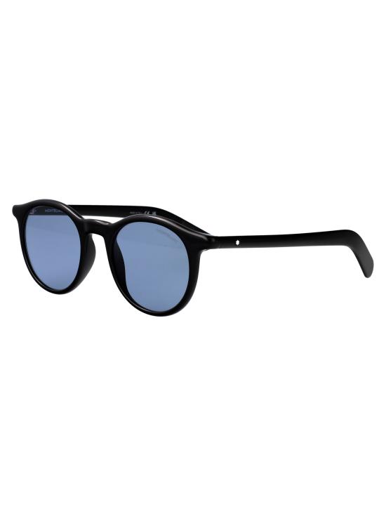 25FW 몽블랑 선글라스 MB0353S 007 BLACK BLACK BLUE - MONTBLANC
