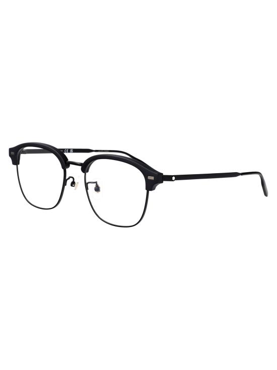 25FW 몽블랑 안경 MB0446OA 002 BLACK BLACK TRANSPARENT - MONTBLANC