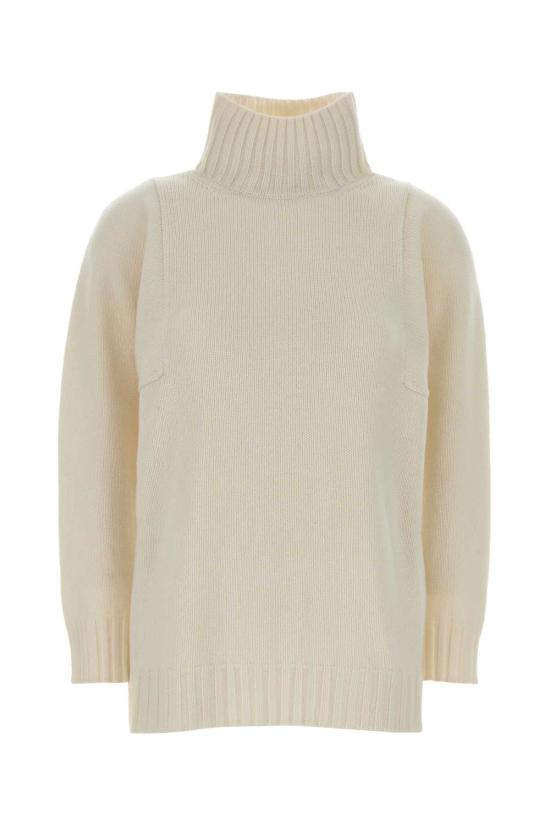 25FW 막스마라 ACETI 아체티 캐시미어 터틀넥 2521366022600 004 WHITE