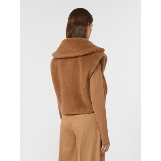 25FW 막스마라 산토스 테디 크롭 자켓 산토스 테디 크롭  2521036012600001 CAMEL - MAX MARA