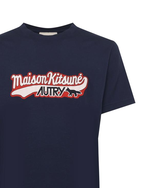 25FW 오트리 반팔 티셔츠 TSPX MK2B Blue - AUTRY