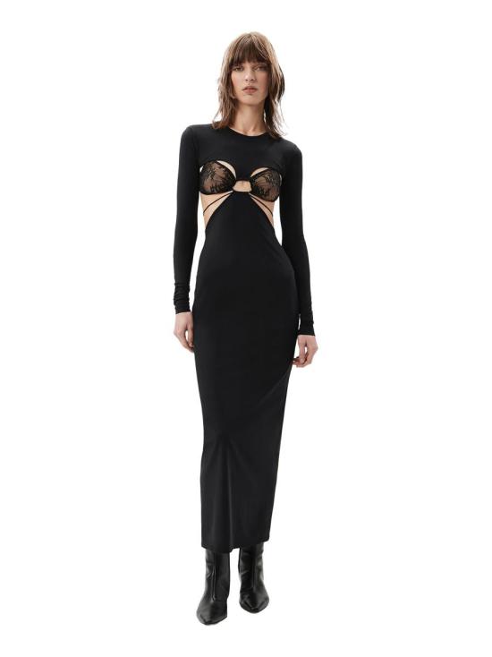 25FW 아마주인 원피스 11DHEUDBDEEPBLACK Black - AMAZUIN