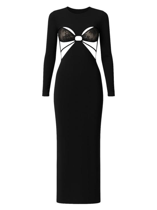 25FW 아마주인 원피스 11DHEUDBDEEPBLACK Black