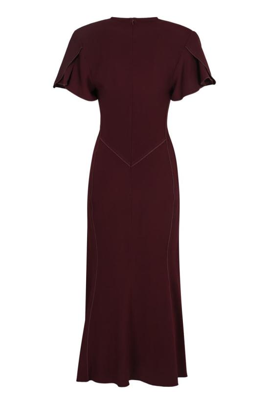 25FW 빅토리아 베컴 롱 원피스 1425WDR005195B 2757 Red - VICTORIA BECKHAM