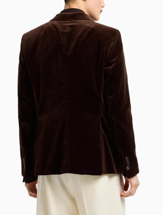 25FW 엠포리오 아르마니 수트 자켓 EM000477TE11044U8122 RAVEN - EMPORIO ARMANI