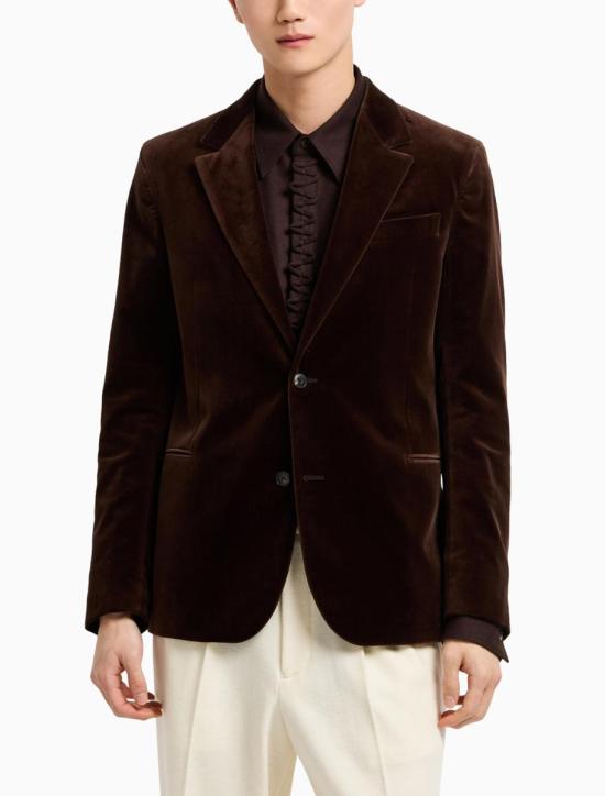 25FW 엠포리오 아르마니 수트 자켓 EM000477TE11044U8122 RAVEN - EMPORIO ARMANI