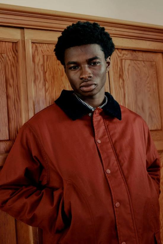  하우스오브써니 자켓 하우스 오브 서니 왁스드 레인 재킷 와인 - HOUSE OF SUNNY