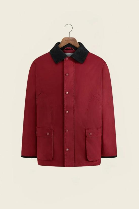  하우스오브써니 자켓 하우스 오브 서니 왁스드 레인 재킷 와인 - HOUSE OF SUNNY