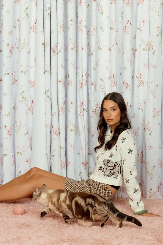  하우스오브써니 가디건 하우스 오브 써니 타임 투 플레이 카디건 밀크 - HOUSE OF SUNNY