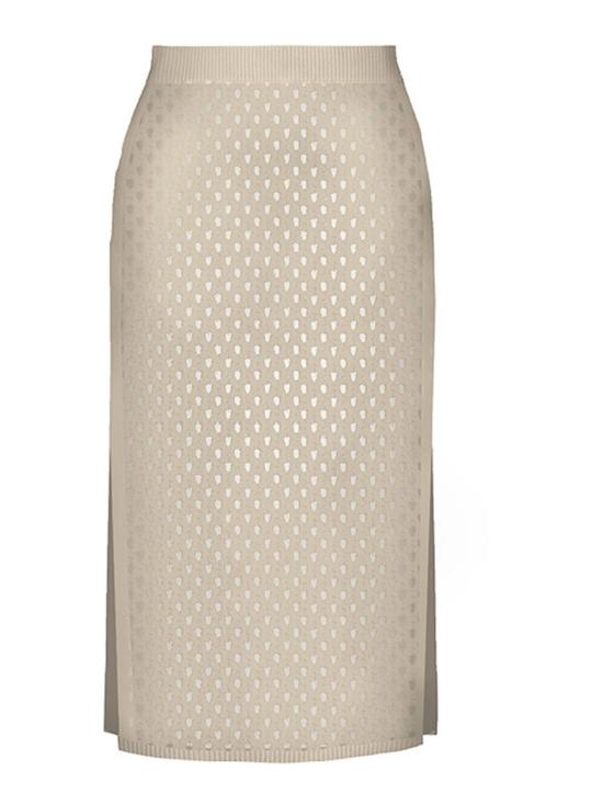 25SS 세인트바쓰 미디 스커트 DRL000101408H11 Beige - MC2 SAINT BARTH