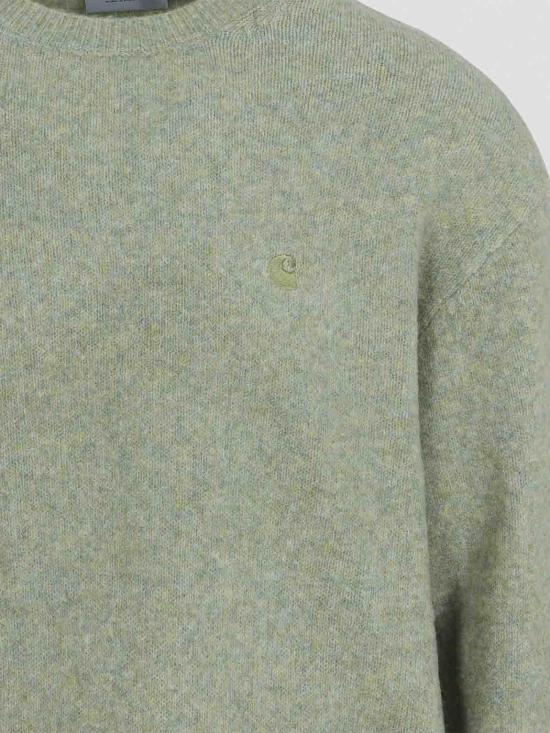 25FW 칼하트 롱슬리브 비스타 와플 티셔츠 I0353943D9XXTANGLED Green - CARHARTT