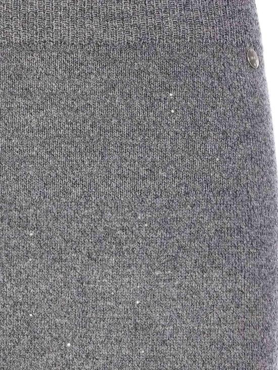 25FW 리우조 미디 스커트 MF5295MA27R04485 Grey - LIU JO