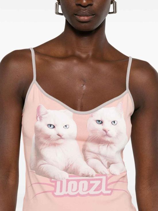  디젤 민소매 티셔츠 A196150HQAH38V Nude Neutrals - DIESEL