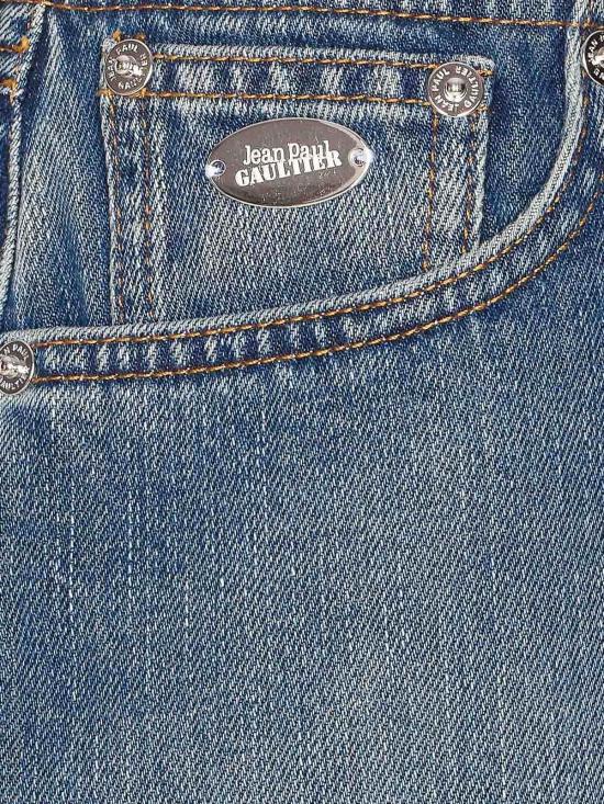 25FW 장 폴 고티에 미디 스커트 SK023D02557 Blue - JEAN PAUL GAULTIER