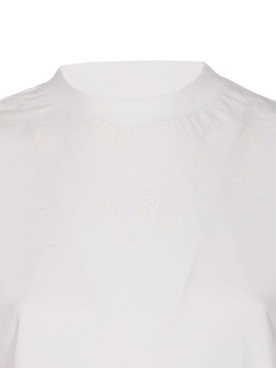 26FW MM6 메종마르지엘라 반팔 티셔츠 S62GD0209M20048100 White - MM6 MAISON MARGIELA
