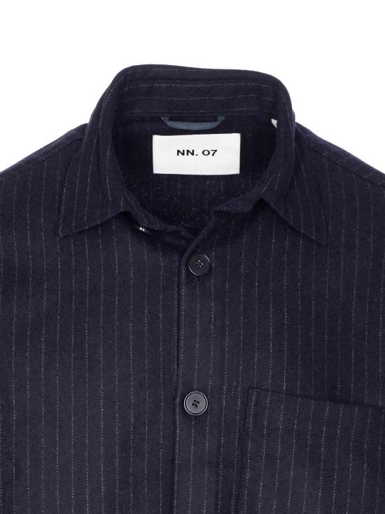  엔엔07 셔츠 2560000186NAVYSTRIPE Blue - NN07
