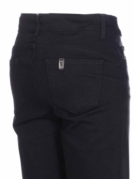 25FW 리우조 스트레이트 팬츠 UF5035E074722222 Black - LIU JO