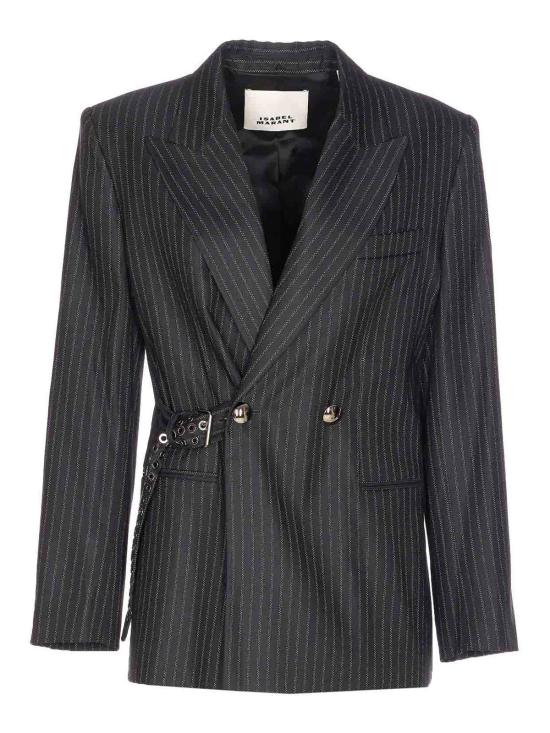  이자벨마랑 자켓 VE0575FAC4F01I01BK Grey