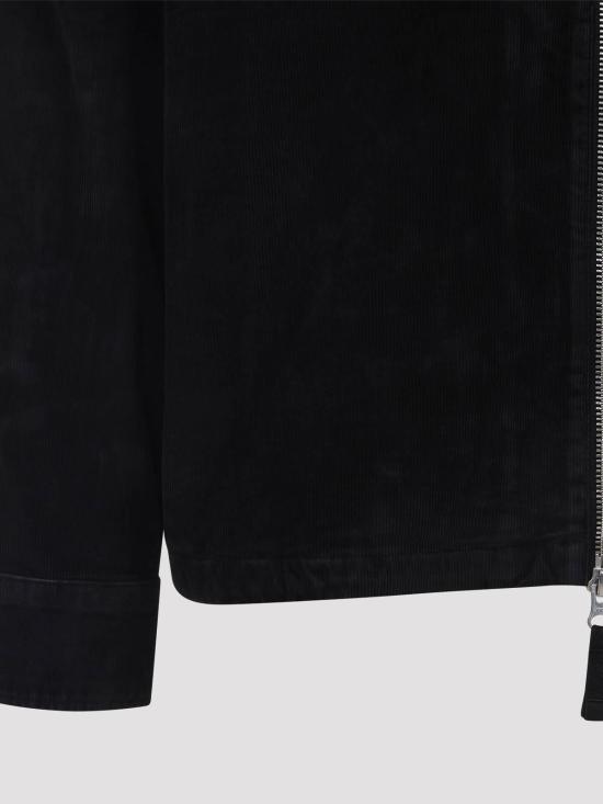  씨피 컴퍼니 렌즈 와펜 코드로이 집업 오버셔츠 19CMOS097A006410O999 Black - C.P. COMPANY