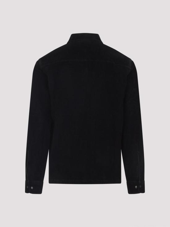  씨피 컴퍼니 렌즈 와펜 코드로이 집업 오버셔츠 19CMOS097A006410O999 Black - C.P. COMPANY