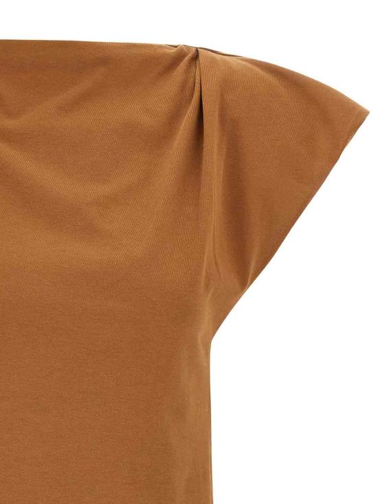  이자벨마랑 반팔 티셔츠 TS0097FAA1N41I50CA Brown - ISABEL MARANT
