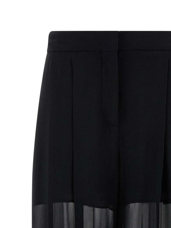 25FW 알베르타 페레티 스트레이트 팬츠 030451160555 Black - ALBERTA FERRETTI