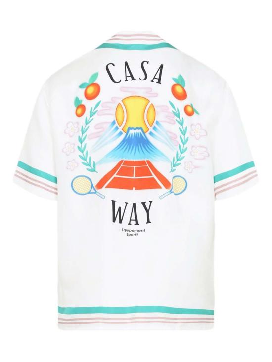  카사블랑카 셔츠 MPF25SH00307 White - CASABLANCA