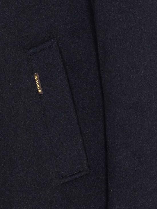 26FW 무레르 본드 FUR CS 싱글 브레스티드 구스 다운 자켓 BONDFURCSU0498 Blue - MOORER