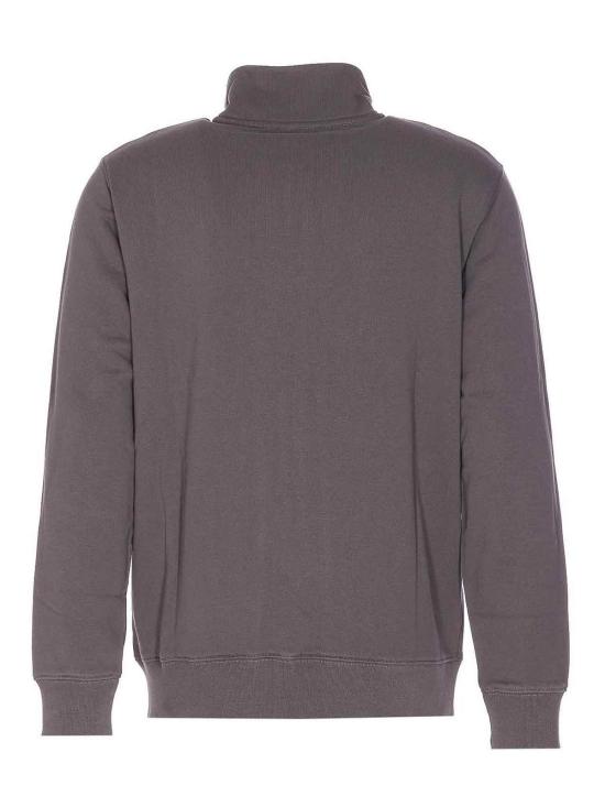 25FW 메종키츠네 폭스 헤드 지퍼 레귤러 스웨트셔츠 PM02134KM0340P180 Grey - MAISON KITSUNE