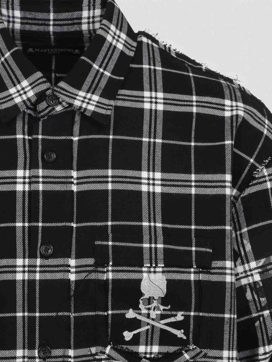 25FW 마스터마인드 긴팔 셔츠 MW25S15SH007026BLACK Black - MASTERMIND