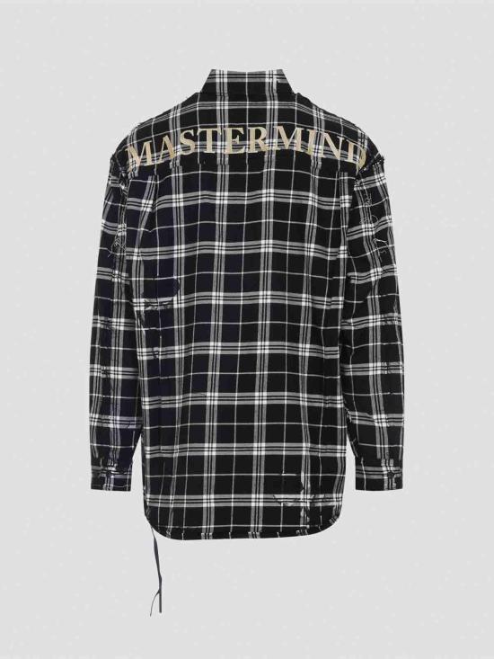 25FW 마스터마인드 긴팔 셔츠 MW25S15SH007026BLACK Black - MASTERMIND