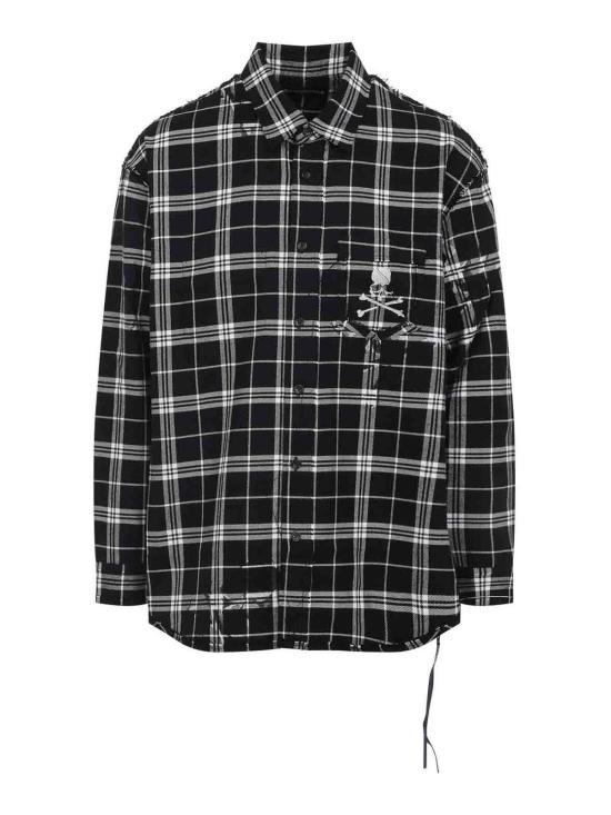 25FW 마스터마인드 긴팔 셔츠 MW25S15SH007026BLACK Black