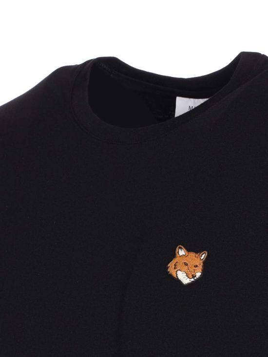 26SS 메종키츠네 폭스 헤드 레귤러 티셔츠 PM00107KJ7026P199 Black - MAISON KITSUNE