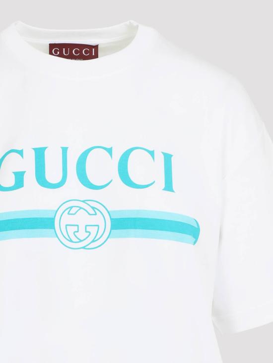  구찌 반팔 티셔츠 837959XJHGY9081 White - GUCCI