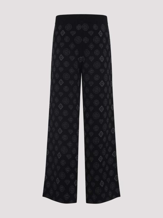  카사블랑카 스트레이트 팬츠 MAW25KW112501BLACK Black - CASABLANCA