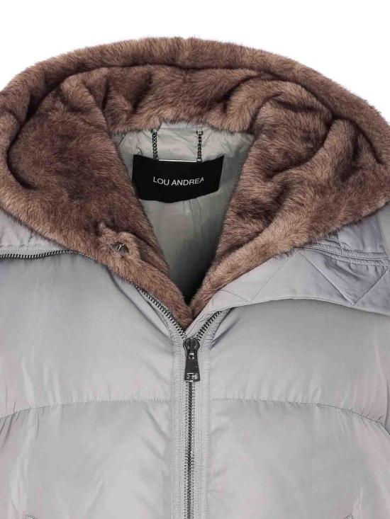  루 안드레아 패딩 YZ2040502LGRESILVERGREY Grey - LOU ANDREA