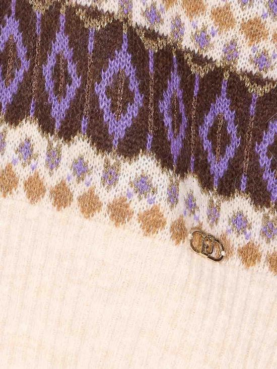 25FW 리우조 터틀넥 MF5241MA58PP9088 Multicolour - LIU JO