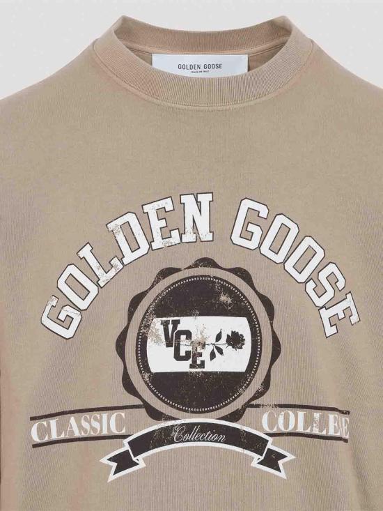 25FW 골든구스 앞면 프린트 코튼 스웨트셔츠 GMP01223P00214415200 - GOLDEN GOOSE