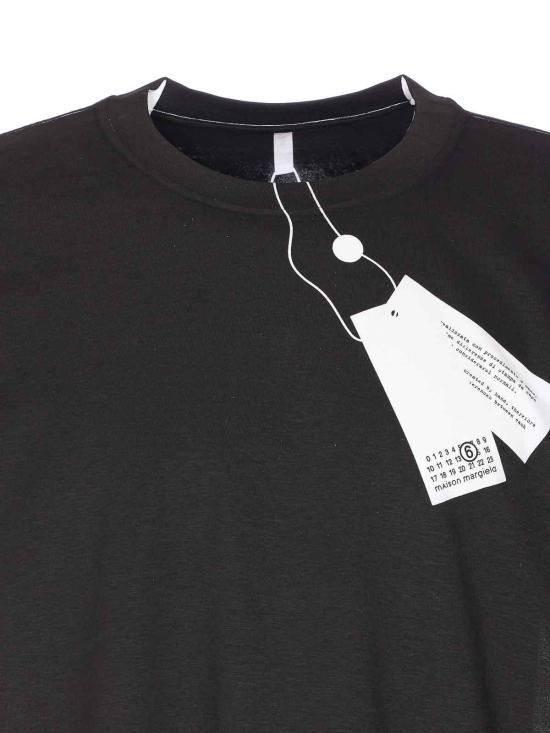 25FW MM6 메종마르지엘라 반팔 티셔츠 SH2GC0029M20048100 Black - MM6 MAISON MARGIELA