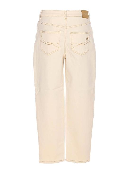 25FW 리우조 스트레이트 팬츠 UF5135TS05309041 White - LIU JO