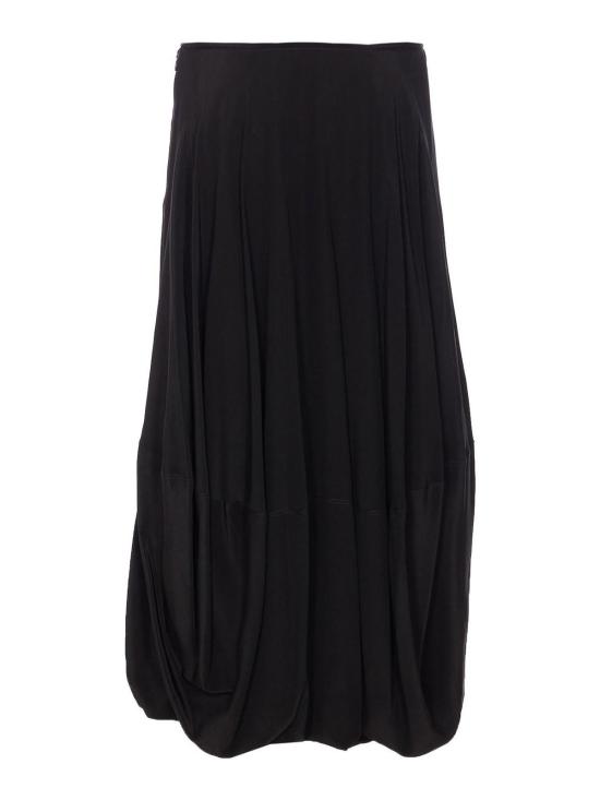 25FW 르메르 미디 스커트 SK1053LF1446BK999 Black - LEMAIRE