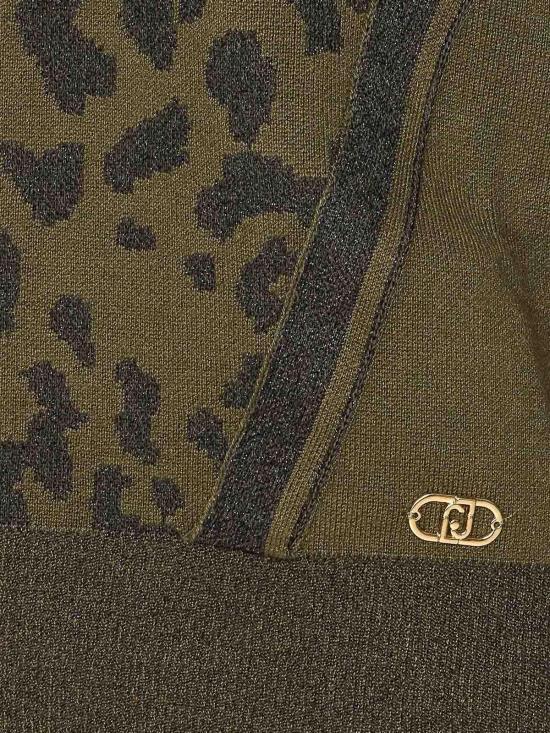 25FW 리우조 긴팔 티셔츠 TF5171MS49IA4350 Green - LIU JO