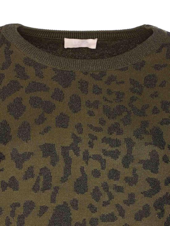 25FW 리우조 긴팔 티셔츠 TF5171MS49IA4350 Green - LIU JO