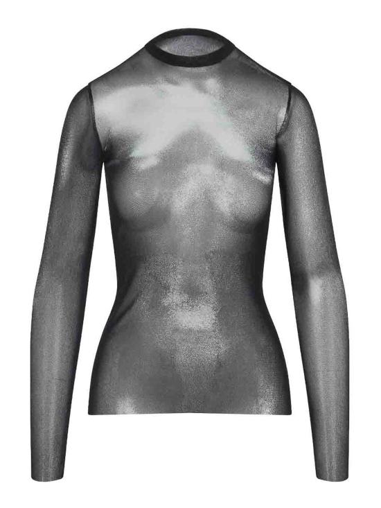 25FW 장 폴 고티에 민소매 티셔츠 2504WTO366M010P0091 Black