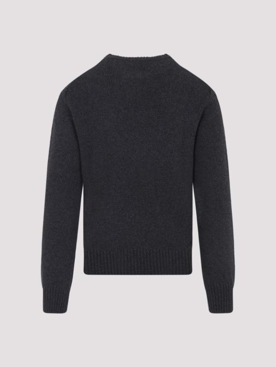 25FW 아미 스웨터 HKS830005020 Dark Grey - AMI