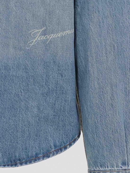  자크뮈스 데님 셔츠 SHM00545AD0001733C Blue - JACQUEMUS